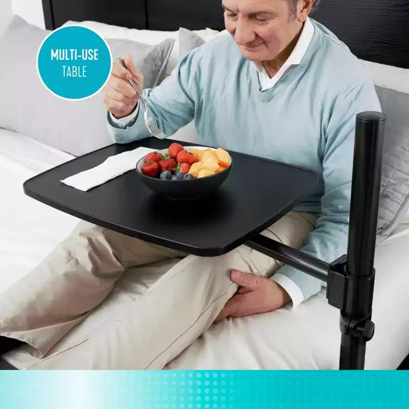 Table de lit universelle, plateau pivotant réglable pour chevet