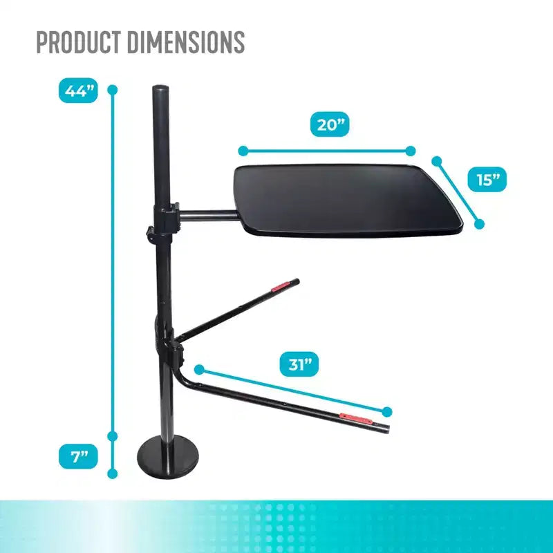 Table de lit universelle, plateau pivotant réglable pour chevet