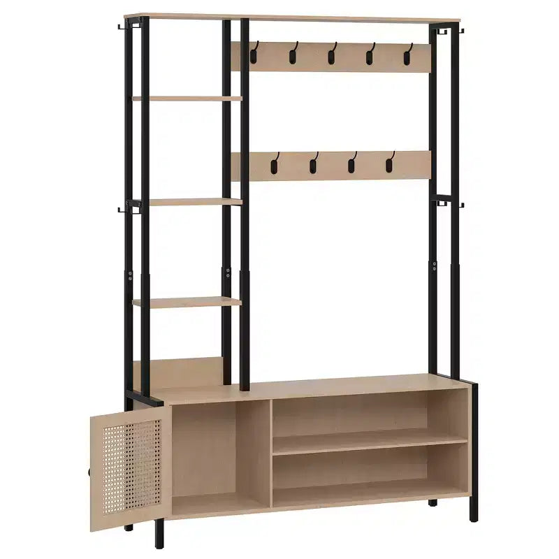 Meuble d'entrée avec banc et rangement à chaussures