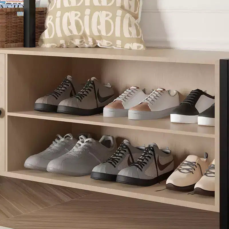Meuble d'entrée avec banc et rangement à chaussures