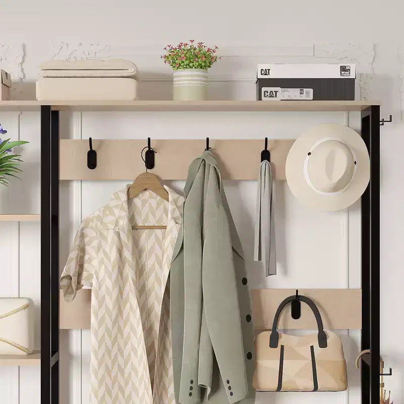 Meuble d'entrée avec banc et rangement à chaussures
