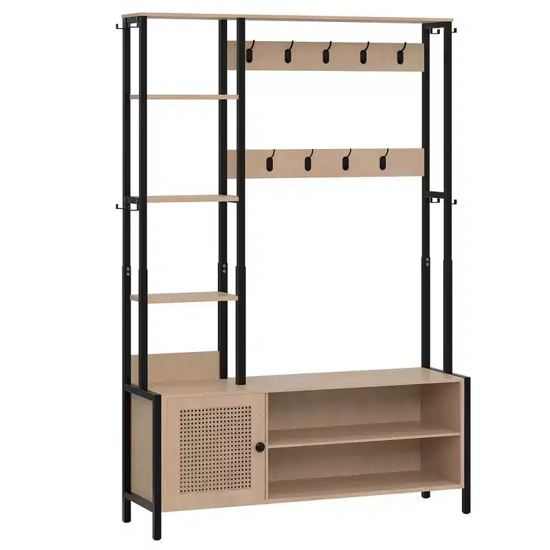 Meuble d'entrée avec banc et rangement à chaussures