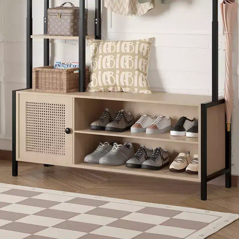 Meuble d'entrée avec banc et rangement à chaussures