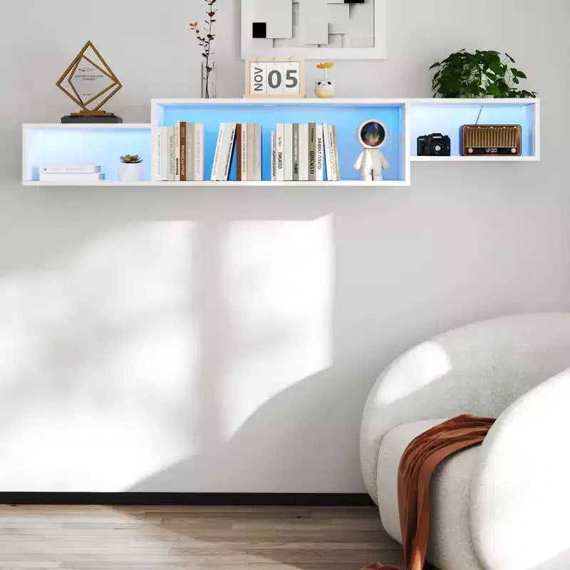 Meuble TV mural flottant, Armoires de rangement décoratives