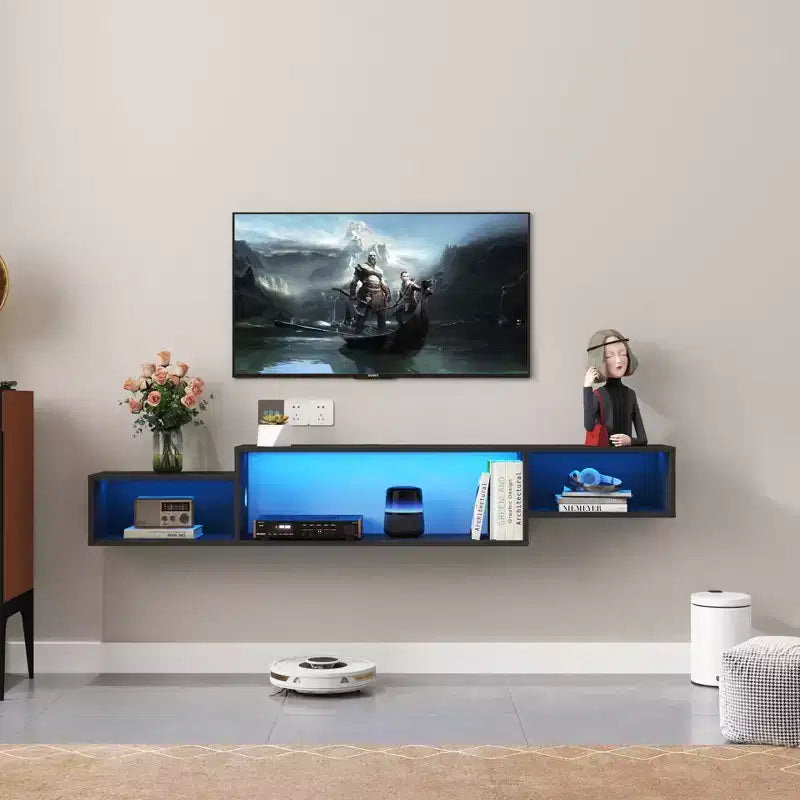 Meuble TV mural flottant, Armoires de rangement décoratives