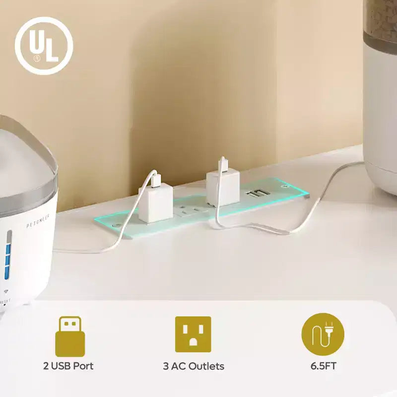 Meuble cache-litière pour chat avec station de charge et tapis de litière