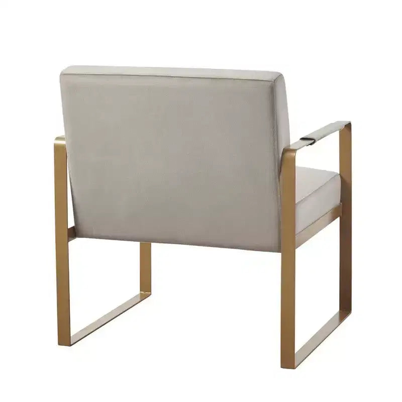 Fauteuil d'appoint décontracté avec dossier rembourré confortable