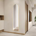 Gold Floor Standing Mirror 59x16 Inch, Modern Wall Mirror with Aluminum Alloy Frame, Gold