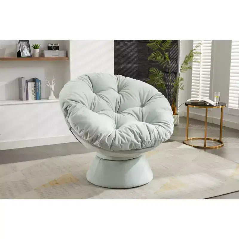 Okak Accent Chairs for Bedroom, 360 Swivel Barrel Chair, Modern Oversized Accent Chair for Living Room