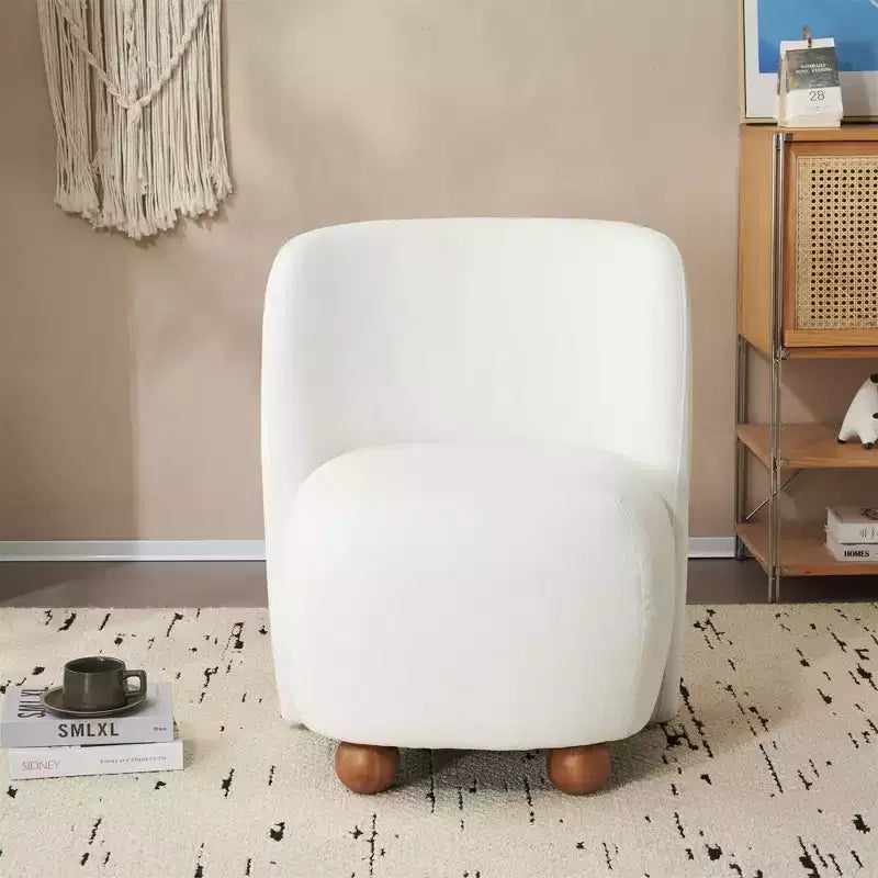 Fauteuils d'appoint - Fauteuil d'appoint moderne à dossier bas, fauteuils de salon sans accoudoirs rembourrés