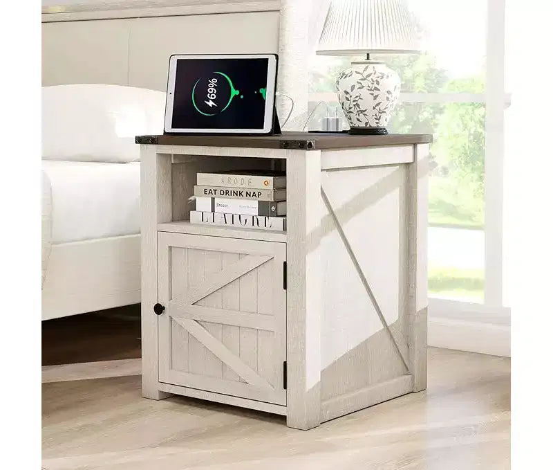 Table de chevet de ferme | Table de nuit de chevet
