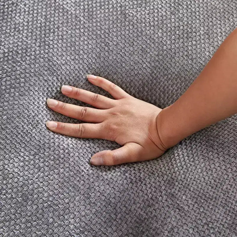 Fauteuil pivotant avec oreiller, fauteuil simple moelleux moderne