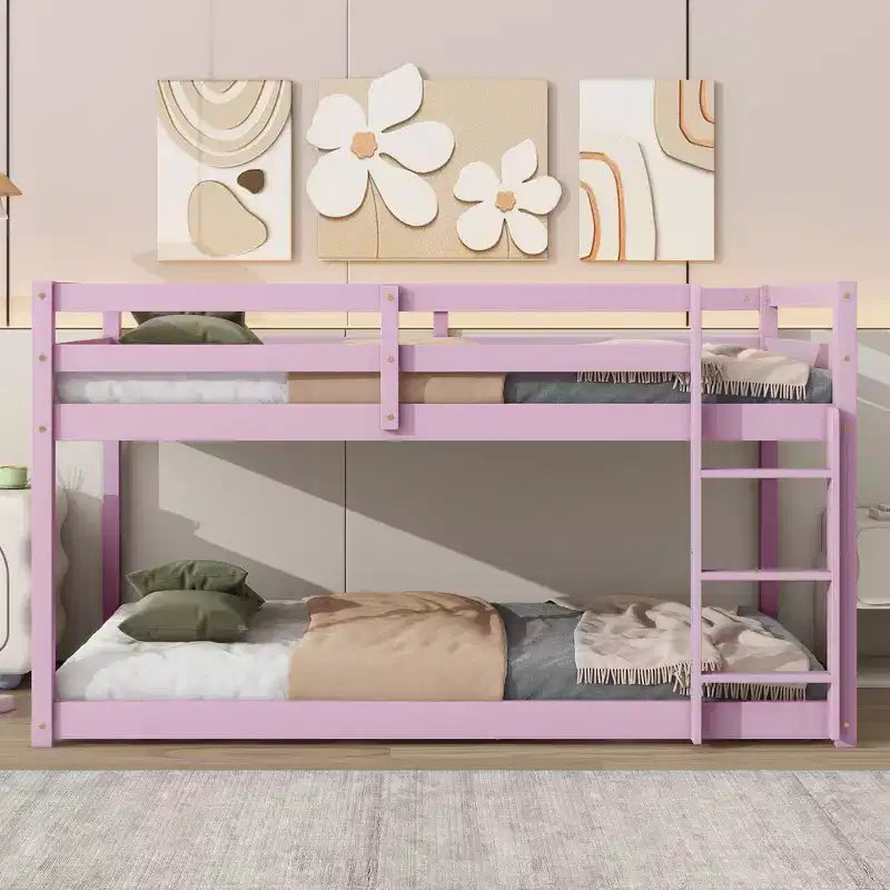 Lit mezzanine avec rangement sous le lit – gain de place – métal robuste
