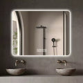 Miroir de courtoisie LED pour salle de bain avec lumière, anti-buée
