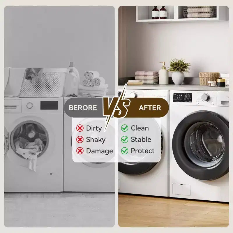 Plan de travail pour lave-linge sèche-linge, Dessus de machine à laver avec rebord surélevé