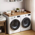 Washer Dryer Countertop, Laundry Topper with Raised Edge & Non-Slip Pad for Hamper Counter Storage & Laundry Room Organization