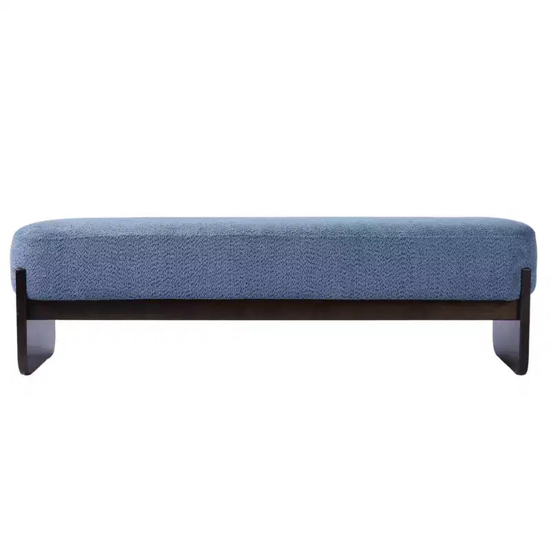 Banc d'entrée ottoman ovale pour chambre à coucher