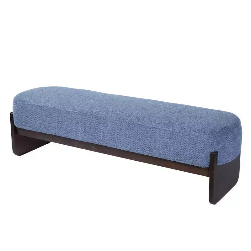 Banc d'entrée ottoman ovale pour chambre à coucher