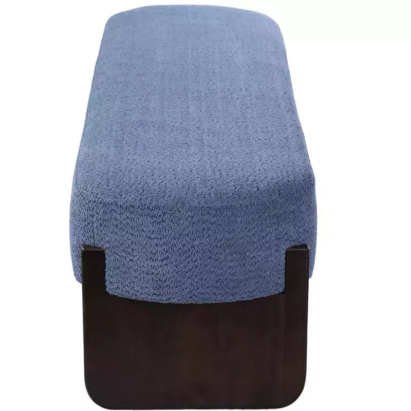 Banc d'entrée ottoman ovale pour chambre à coucher