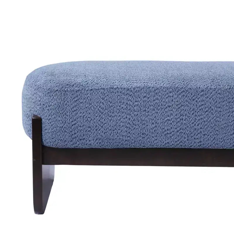 Banc d'entrée ottoman ovale pour chambre à coucher