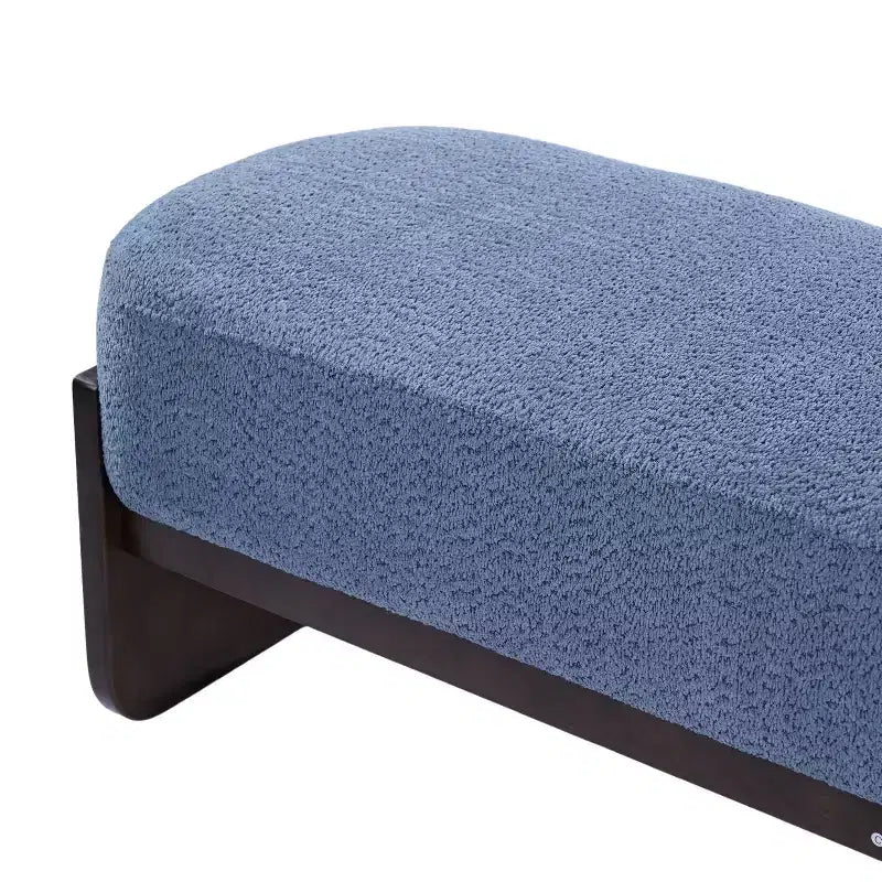 Banc d'entrée ottoman ovale pour chambre à coucher