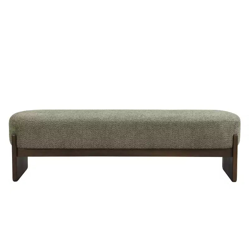 Banc d'entrée ottoman ovale pour chambre à coucher