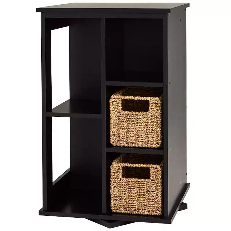 The Lakeside Collection Stylish and Practical Rotating End Table -
