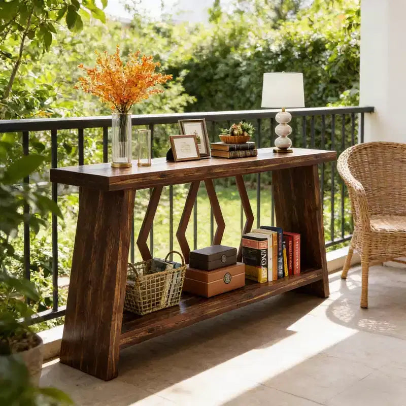 Console 2 niveaux de style industriel
