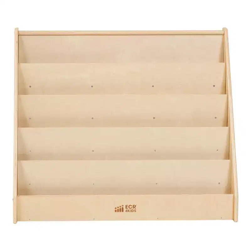 Rangement et Présentoir de Livres en Bois à Côté Unique