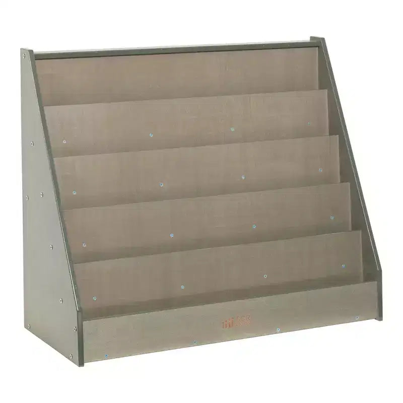 ECR4Kids Single-Sided Wooden Book Storage and Display, Montessori Bookshelf