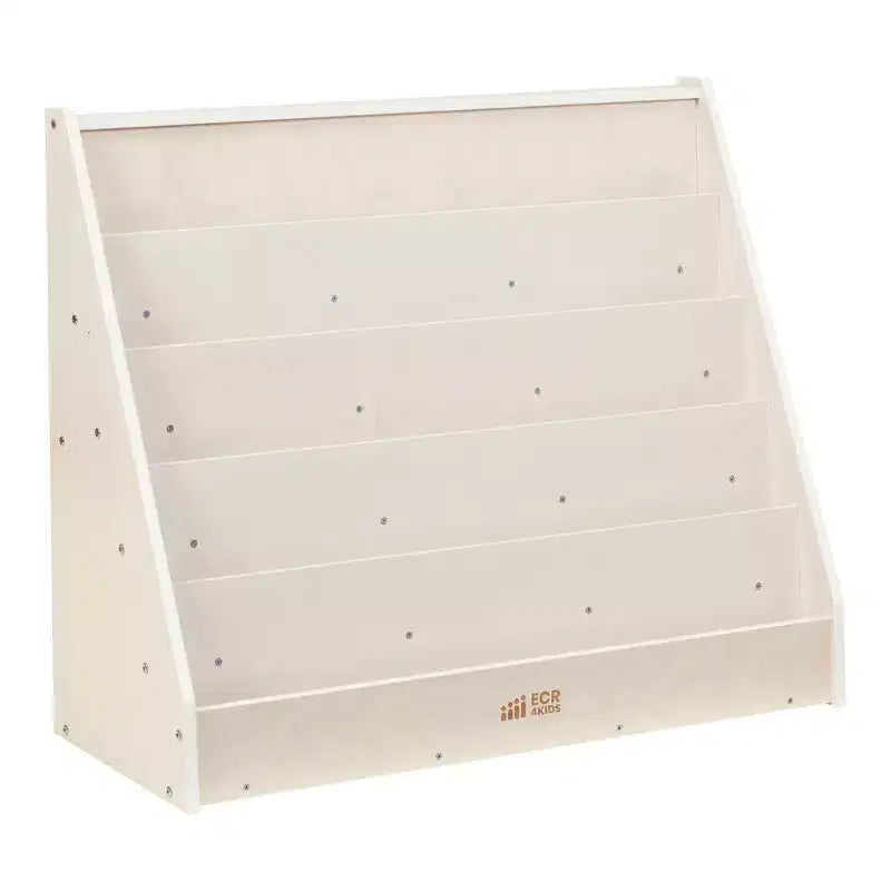 Rangement et Présentoir de Livres en Bois à Côté Unique