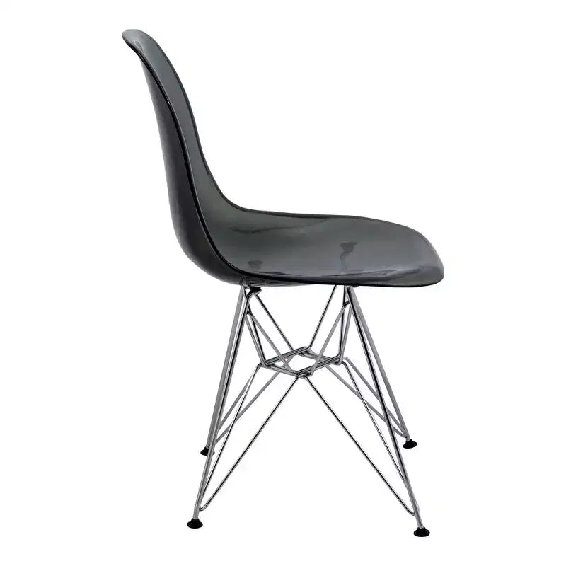 Chaise de salle à manger moderne en acrylique