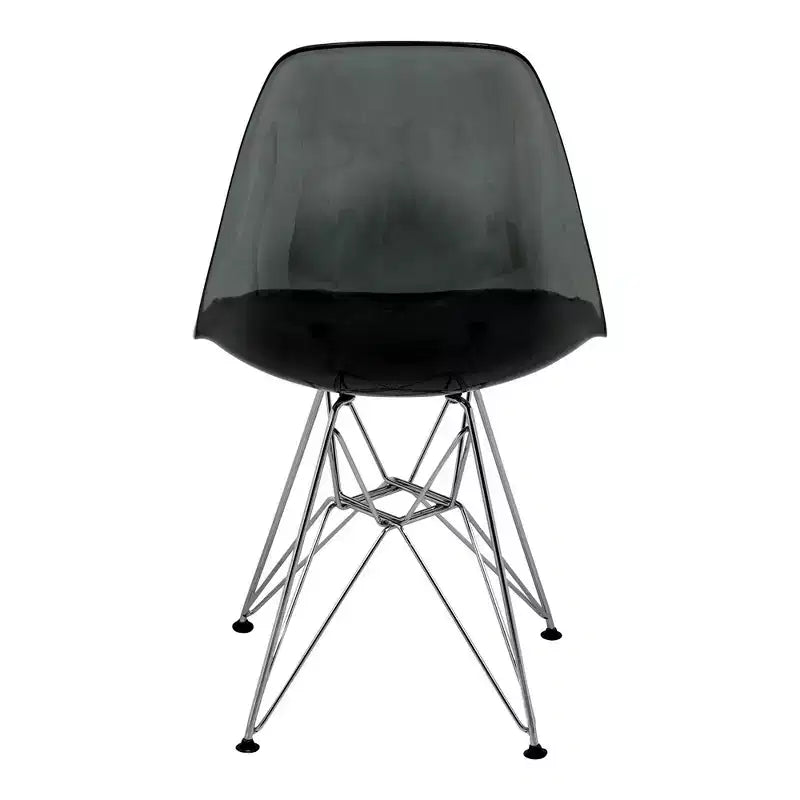 Chaise de salle à manger moderne en acrylique