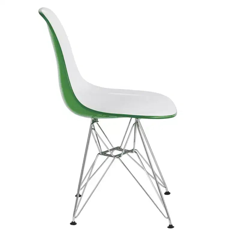 Chaise de salle à manger moderne en acrylique