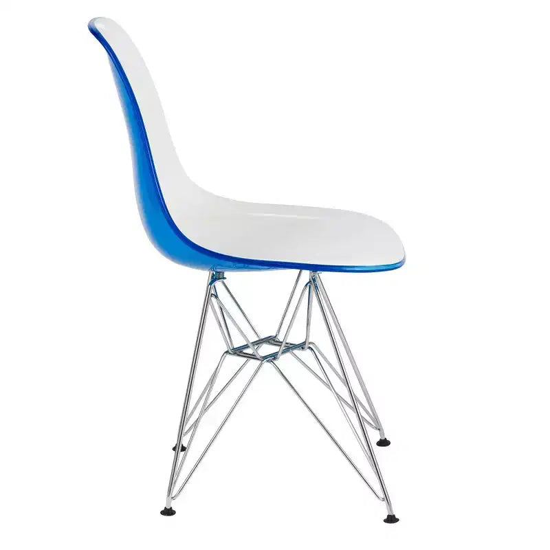 Chaise de salle à manger moderne en acrylique
